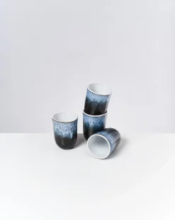 Alcachofra - Set of 4 cups big black