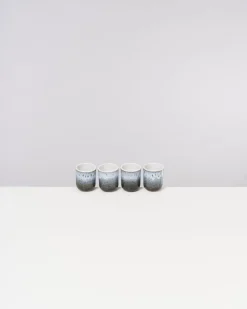 Alcachofra - Set of 4 Espressocups black