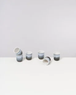 Alcachofra - Set of 6 Espressocups black