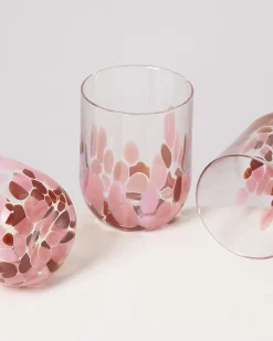 Alegria Glas groß bernstein rosa