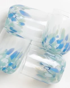 Alegria Glas groß blau 4er-Set