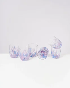 Alegria Glas groß lila blau