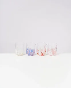 Alegria Glas groß lila blau