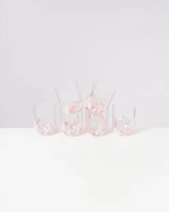 Alegria Glas groß rosé weiß