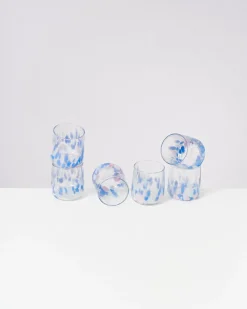 Alegria Glas klein blau rosé 6er-Set
