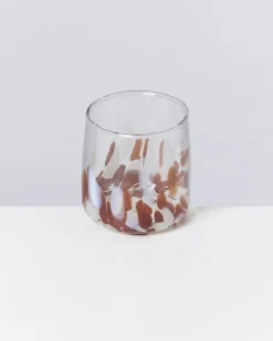 Alegria - Glass small big drops amber sand