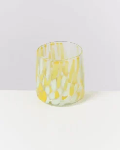 Alegria - Glass small big drops yellow