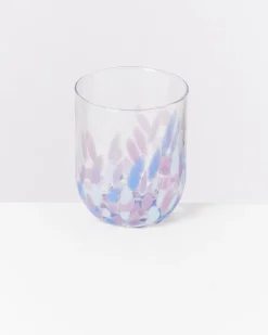 Alegria - Set of 4 glasses large drops lilac