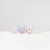 Alegria - Set of 4 glasses large drops mix