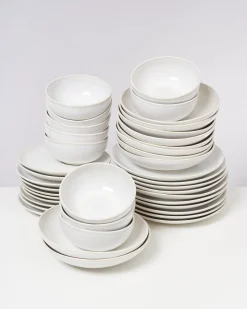 Amado Geschirr-Set weiß 40-teilig