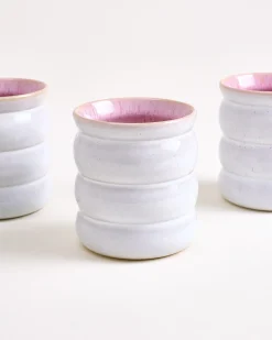 Areia Becher groß bubble rosé 4er-Set