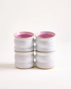 Areia Becher klein bubble rosé 4er-Set