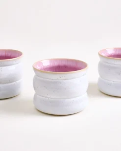 Areia Becher klein bubble rosé 6er-Set