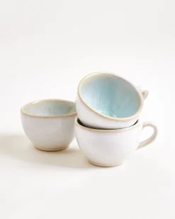 Areia Espressotasse & Espressountertasse classic azur 4er-Set