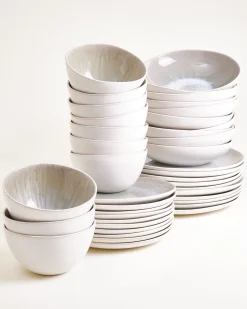 Areia Geschirr-Set grau 40-teilig