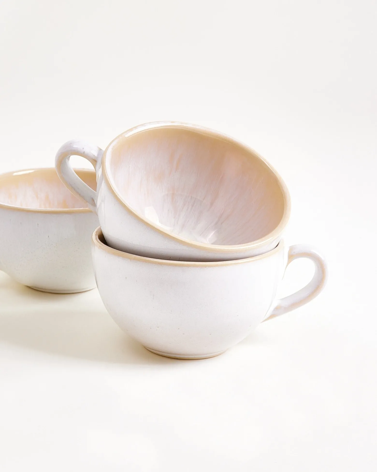 Areia 6-Piece Set Cappuccino Cup & Small Saucer classic sand