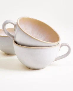 Areia 4-Piece Set Teacup & Large Saucer classic sand