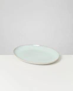 Areia Servierplatte L oval azur