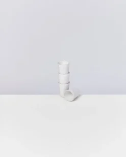 Areia - Set of 4 Espressocups white