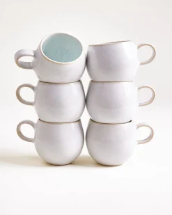 Areia - Set of 6 Mugs small azure