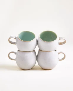 Areia - Set of 4 Mugs small mint