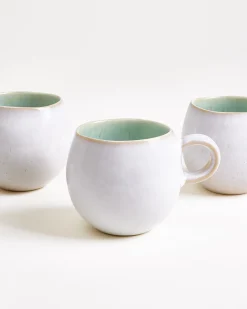 Areia - Set of 4 Mugs small mint