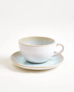 Areia - Small cappuccino cup & saucer classic azure Set of 4