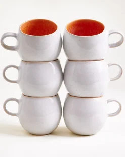 Areia Tasse groß pink 6er-Set