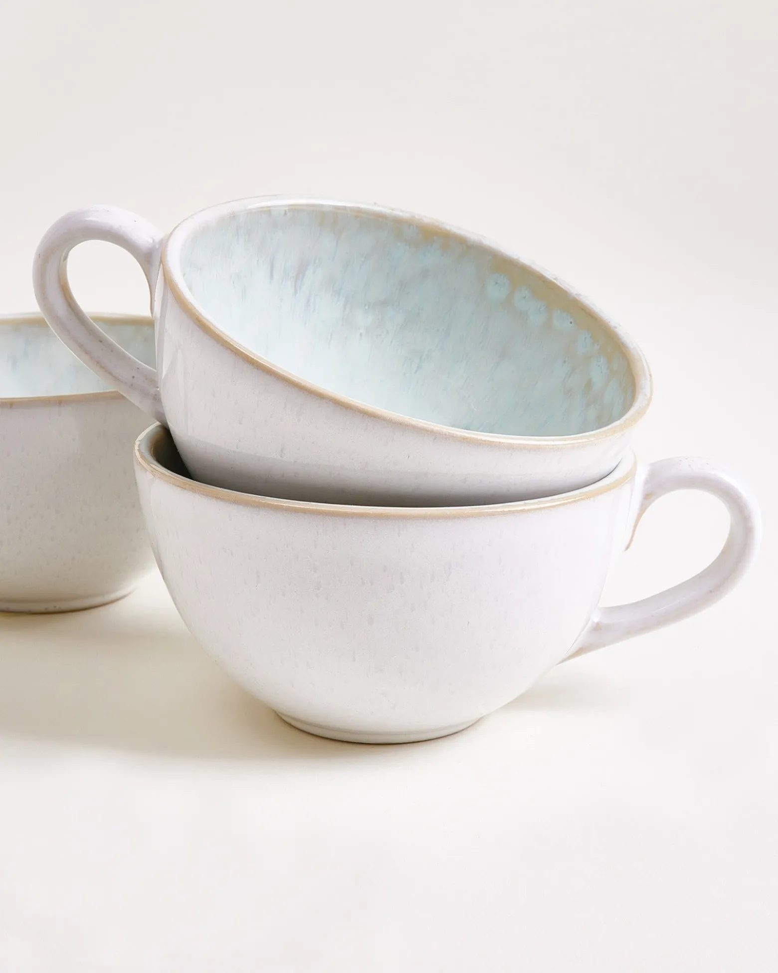 Areia Teetasse & Untertasse groß classic azur 6er-Set