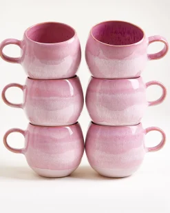 Bica - Large mug pink Set of 6