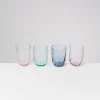 Calma Glas groß swirl mix 4er-Set