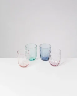 Calma Glas groß swirl rosé