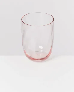 Calma Glas groß swirl rosé 6er-Set