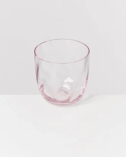 Calma Glas klein swirl rosé 4er-Set