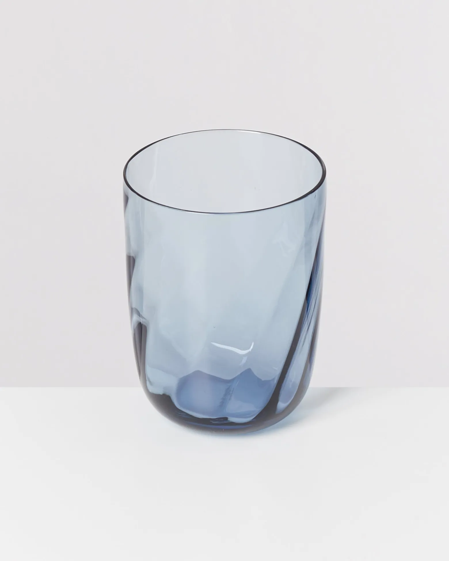 Calma - Glass large swirl blue
