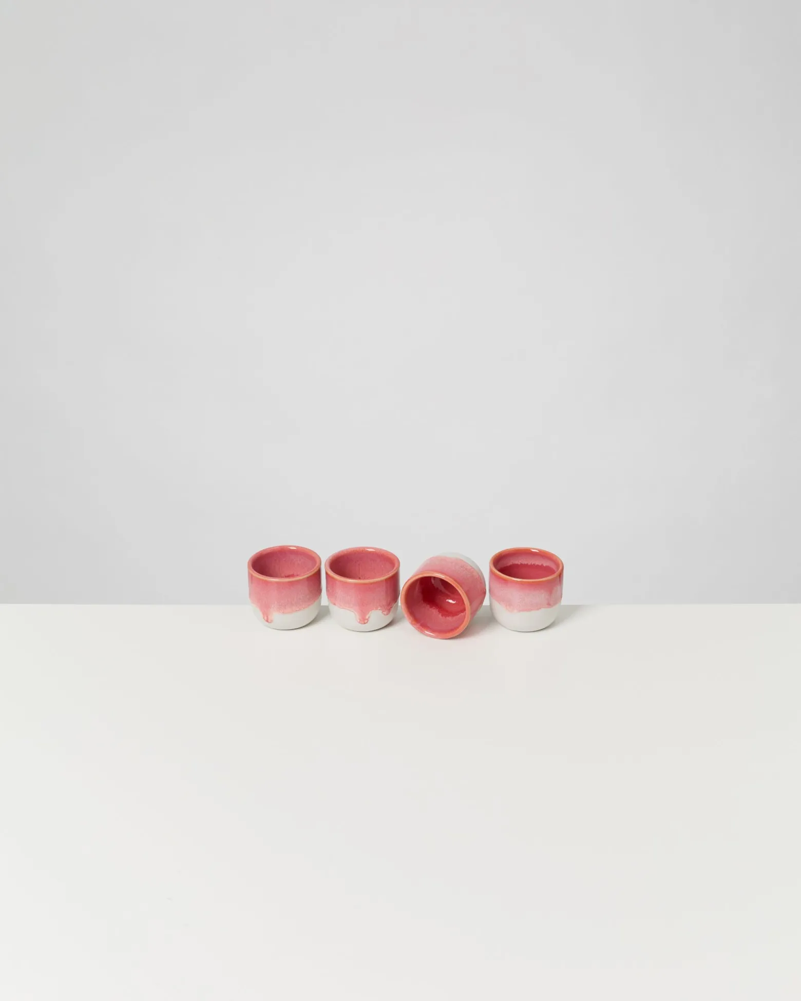 Coimbra - Set of 4 espresso cups pink cream