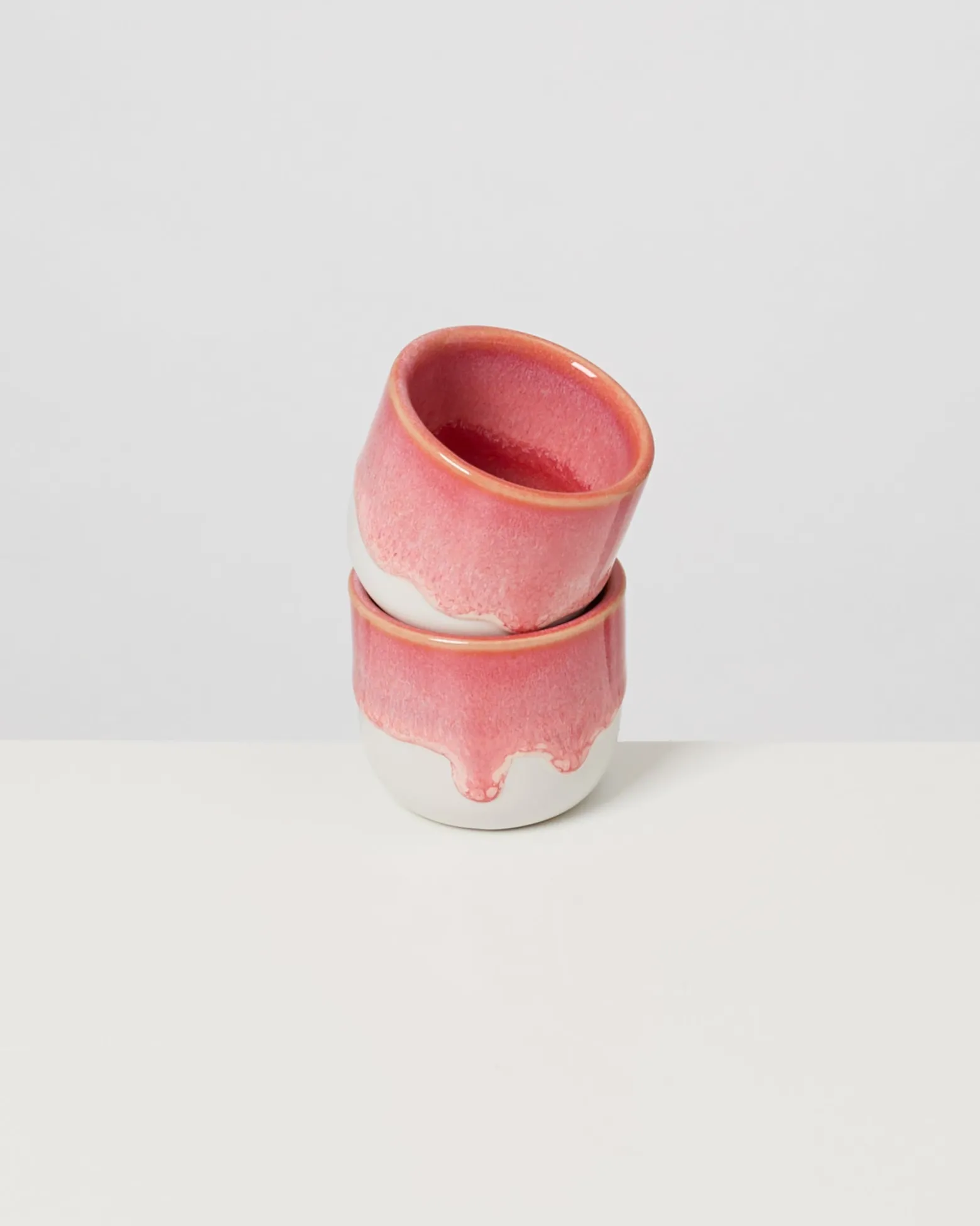 Coimbra - Set of 4 espresso cups pink cream