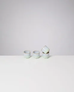 Coimbra - Set of 4 Espressocups pastel green