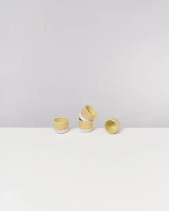 Coimbra - Set of 4 Espressocups yellow