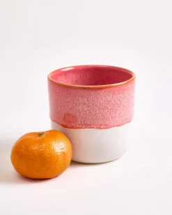 Coimbra - Set of 4 large Cups pink cream