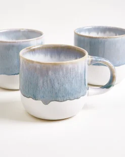 Coimbra Tasse groß graublau 4er-Set