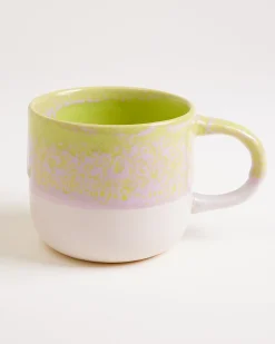 Coimbra tea mug big lime lilac
