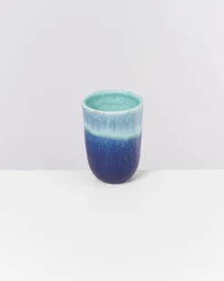 Copa Alto Becher groß türkis dunkelblau 4er-Set