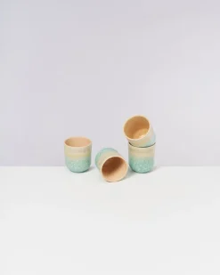 Copa Alto Becher klein apricot mint 4er-Set