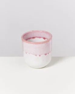 Copa Alto Becher klein rosa weiß 4er-Set