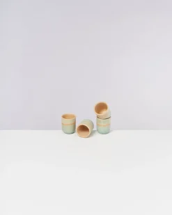 Copa Alto Espressobecher apricot mint 4er-Set