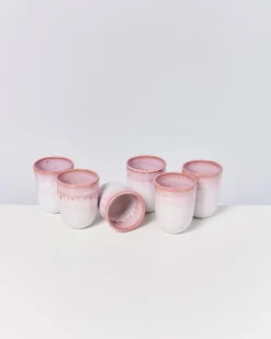 Copa Alto - Set of 6 Cups big strawberry