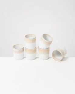 Cordoama Becher groß sand 6er-Set