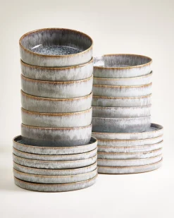 Cordoama Geschirr-Set grau 24-teilig