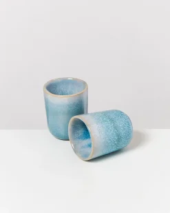 Cordoama - Set of 4 Espressocups aqua